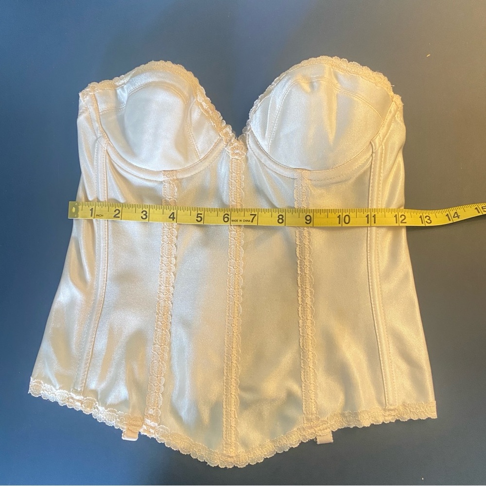 Carnival vintage women's cream bustier corset size 34B fairy castlecore regency - Picture 5 of 14
